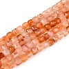 Dyed Natural Agate Beads Strands G-T138-211I-4
