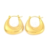 Teardrop Ion Plating(IP) 304 Stainless Steel Hoop Earring EJEW-H013-09G-1