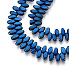 Electroplated Synthetic Non-magnetic Hematite Beads Strands G-T139-65E-3