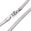 Non-Tarnish 304 Stainless Steel Snake Chains Necklaces NJEW-O058-31P-1