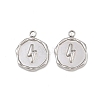 304 Stainless Steel Pendants STAS-B108-01P-02-1