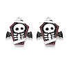 Halloween Theme Alloy and Enamel Pendants X-ENAM-T021-31D-01P-1