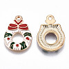 Eco-Friendly Alloy Enamel Pendants X-ENAM-Q437-071-NR-2