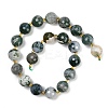 Natural Moss Agate Beads Strands G-C249-A08-16mm-4
