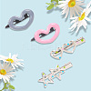 20Pcs 4 Style Plastic Snap Hair Clips PHAR-CP0001-24-6