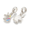 Alloy European Dangle Charms MPDL-S066-053-2