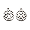 Non-Tarnish 316 Surgical Stainless Steel Charms STAS-H190-03P-02-1