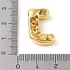Brass Micro Pave Clear Cubic Zirconia Pendant KK-Z046-01G-J-3