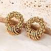 201 Stainless Steel Hoop Earrings EJEW-P304-11G-3