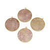 Natural Strawberry Quartz Pendants G-E526-10A-2