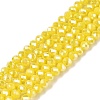 Electroplate Glass Beads Strands EGLA-A044-P3mm-B04-1