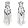 2Pcs Fashionable Tassel Epaulettes DIY-FH0008-89B-P-1