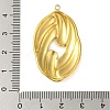 Ion Plating(IP) 304 Stainless Steel Pendants STAS-C104-42G-3