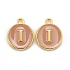 Golden Plated Alloy Enamel Charms ENAM-S118-06I-1