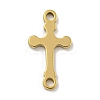 Ion Plating(IP) 201 Stainless Steel Connector Charms STAS-S146-08G-1