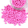 12/0 1.5~2mm Baking Paint Glass Seed Beads Loose Spacer Beads X-SEED-S001-K2-1