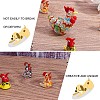 5Pcs Glass Chick Figurine JX539A-4
