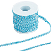 25M Metallic Yarn Lace Ribbons OCOR-GF0003-09F-1