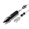Natural Obsidian Pointed Dowsing Pendulums G-I322-01P-04-3