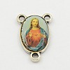 Rosary Cross and Center Sets for Rosary Bead Necklace TIBEP-MSMC021-33AS-LF-3