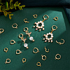 30Pcs 3 Styles Brass Huggie Hoop Earring Findings KK-PH0011-10-5