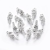 Tibetan Style Alloy Christmas Crutch Pendants LS-TIBEP-GC161-AS-RS-1