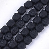 Spray Painted Non-magnetic Synthetic Hematite Beads Strands G-T116-28-17-1