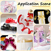 1Roll Solid Color Organza Ribbons ORIB-CY0001-03B-5