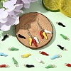 30Pcs 6 Colors Alloy Enamel Pendants ENAM-YW0005-78-4