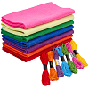 7Pcs 7 Colors Non-woven Felt Fabric DIY-CP0012-69D-1