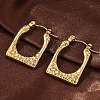 304 Stainless Steel Hoop Earrings for Women EJEW-L296-047G-2