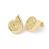 Brass Stud Earrings for Women KK-CBAD851-39G-4