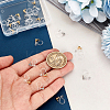 24Pcs 2 Colors Plastic Clip-on Earring Findings STAS-PH0005-70-3