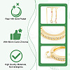 12Pcs Brass Micro Pave Clear Cubic Zirconia Hoop Earring Findings KK-UN0002-23-5