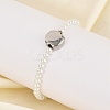 Plastic Imitation Pearl Beads Bracelets for Women BJEW-M056-11P-1