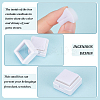 Square Plastic Loose Diamond Storage Boxes LS-CON-WH0095-49A-4