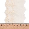 15 Yards Cotton Embroidery Hollow Flower Lace Trim OCOR-WH0003-047A-3