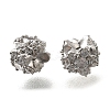 Brass Micro Pave Cubic Zirconia Beads KK-M318-14P-1