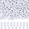 2600Pcs 26 Styles Opaque Acrylic Beads OACR-SC0002-18-1