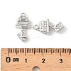 Brass Micro Pave Cubic Zirconia Pendants KK-K351-65P-3
