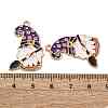Halloween Alloy Enamel Pendants ENAM-V002-02G-G-3