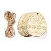 DIY Crafts Easter Egg Shape Cutouts Pendants LS-AJEW-P087-B01-08-1