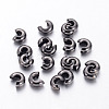 Brass Crimp Beads Covers KK-H290-NFB-NF-1