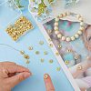 120Pcs 6 Styles Rack Plating Alloy Spacer Beads KK-FH0004-68-3