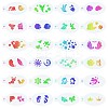 Plastic Face Paint Stencils DIY-WH0304-582B-1