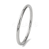 Plain 304 Stainless Steel Bangles for Women BJEW-B104-32B-P-1