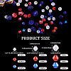 1350Pcs 7 Styles Independence Day Theme Transparent Electroplate Glass Beads Strands EGLA-SP0001-26-2