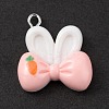 Opaque Resin Pendants LS-RESI-D064-02P-10-2