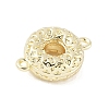 Brass Textured Connector Charms LS-KK-M326-12G-2