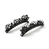 Fashion Double Layer Cloth Alligator Hair Clips Sets PHAR-P005-26-6